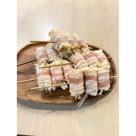 豬肉金針菇串